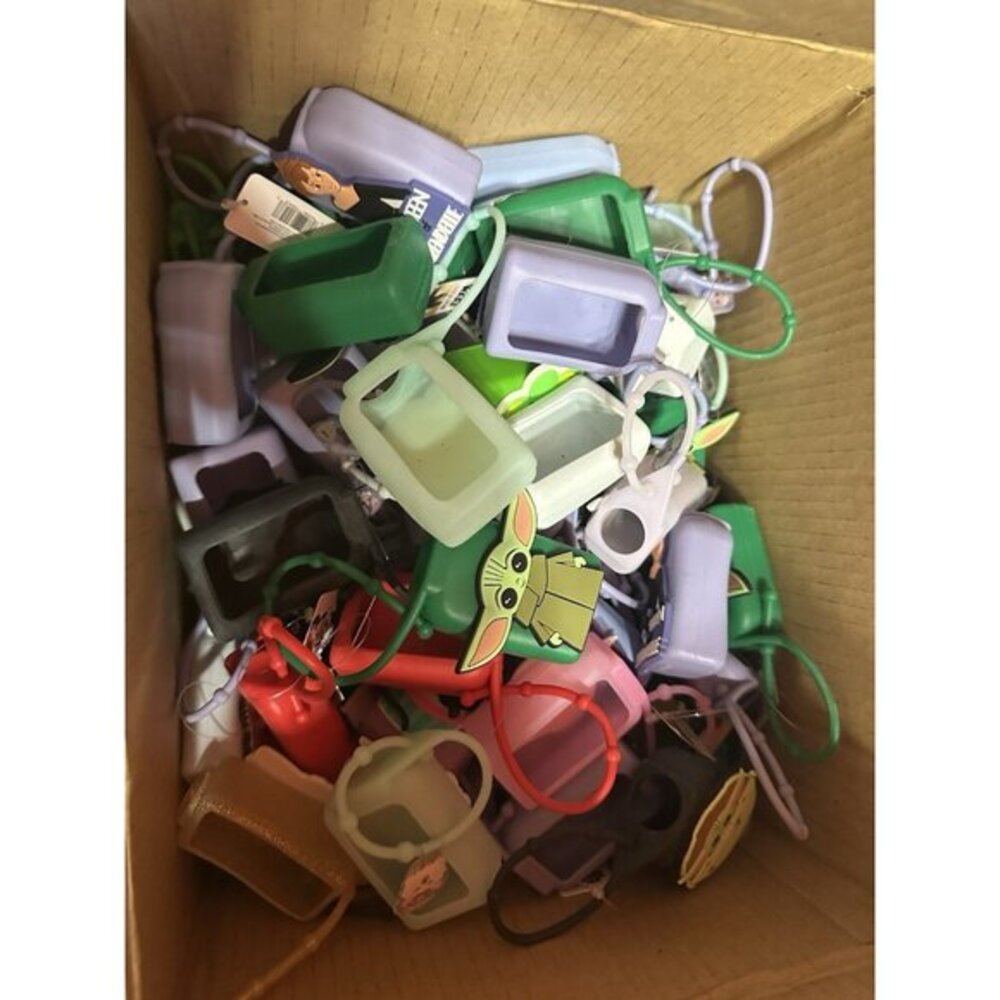 Lot of Hand Sanitizer Holders Silicone Cases Bulk